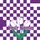 Tulips Leaves Checkerboard Tulip Lovers Quilted Tote Bag - 7