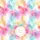Watercolor Splashes Ornate Botanical Bouquet Metallic Floral Wreath Quilted Tote Bag - 7