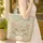Art Nouveau Cat Face Swirling Floral Paisley Personalized Gift for Her Quilted Tote Bag - 4