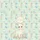 Baby Alpaca Wildflower Name Wreath Personalized Gift for Alpaca Lover Quilted Tote Bag - 7