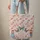 Ornate Butterflies Tiny Blossoms Floral Cross Stitch Frame - Nature Lover Gift Quilted Tote Bag - 6