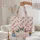 Ornate Butterflies Tiny Blossoms Floral Cross Stitch Frame - Nature Lover Gift Quilted Tote Bag - 5
