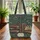 Collection Ornate Books Swirling Floral Vines Gold Embossed - Reading Book Lover Gift Quilted Tote Bag - 3
