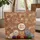Fluffy Kittens Yarn Organic Speckles  Hoop - Kitten Lover Everyday Carryall Gift Quilted Tote Bag - 1