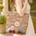 Fluffy Kittens Yarn Organic Speckles  Hoop - Kitten Lover Everyday Carryall Gift Quilted Tote Bag - 4