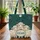 Fluffy Sheep Pine Needles Moon Shape - Personalized Everyday Gift for Sheep Lovers Quilted Tote Bag - 3