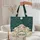 Fluffy Sheep Pine Needles Moon Shape - Personalized Everyday Gift for Sheep Lovers Quilted Tote Bag - 5