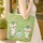 Green Pink Striped Baby Zebra Tiger Hybrids - Animal Lover Gift Quilted Tote Bag - 4