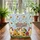 Farmhouse Chickens Flowers Wooden Sign Floral Hearts - Chicken Lovers Gift Quilted Tote Bag - 3