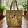 Embracing Couple Personalized Name - Romantic Keepsake Art Lover Gift Quilted Tote Bag - 3