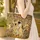 Embracing Couple Personalized Name - Romantic Keepsake Art Lover Gift Quilted Tote Bag - 4