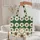 Foliate Bees Octagonal Leafy Tiles Floral Wreath - Nature Lover Gift Quilted Tote Bag - 5