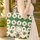 Foliate Bees Octagonal Leafy Tiles Floral Wreath - Nature Lover Gift Quilted Tote Bag - 4