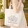 Wildflower Bouquet Daisies Lavender Personalized Gift Quilted Tote Bag - 4