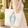 Virgin Mary Rosary Jewels Crucifix Floral Wreath - Devotional Faith Gift Quilted Tote Bag - 4