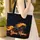 Majestic Galloping Horse Fiery Mane Flowing Swirls Glowing Embers - Horse Lover Gift Quilted Tote Bag - 4