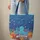 Large Blue Octopus Colorful Coral Reef Tropical Fish Deep Ocean - Ocean Life Lover Gift Quilted Tote Bag - 6