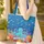 Large Blue Octopus Colorful Coral Reef Tropical Fish Deep Ocean - Ocean Life Lover Gift Quilted Tote Bag - 4