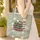 Vintage Books Botanical Garlands Sage Leaves - Book Lover Bag Gift Quilted Tote Bag - 4
