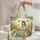 Girl Reading Book with Animals Garden Roses - Book Lover Everyday Tote Quilted Tote Bag - 5