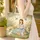 Girl Reading Book with Animals Garden Roses - Book Lover Everyday Tote Quilted Tote Bag - 4