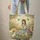 Girl Reading Book with Animals Garden Roses - Book Lover Everyday Tote Quilted Tote Bag - 6