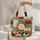 Calico Black White Cats Patchwork Hoop Frame - Cat Lover Bag Gift Quilted Tote Bag - 5