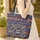 Personalized Cowboy Name Tribal Medallion - Bohemian Lifestyle Everyday Carry Gift Quilted Tote Bag - 4