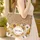 Leopard Print Your Name Floral Wreath Sunflowers Daisies Earthy Boho Lifestyle Quilted Tote Bag - 4