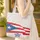 Puerto Rican Flag Personalized Star Name White Stars - Heritage Traveler Gift Quilted Tote Bag - 4