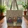 Medieval Robed Lute Players Dog Companion Millefleur Tapestry Quilted Tote Bag - 3