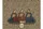 Medieval Robed Lute Players Dog Companion Millefleur Tapestry Quilted Tote Bag - 7