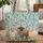 Sheep Wildflowers Name Hoop - Nature Lover Everyday Gift Quilted Tote Bag - 1