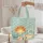 Setting Sun Ocean Waves Footprints Seashells - Coastal Travel Gift Quilted Tote Bag - 5