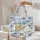Colorful Sailboats Ocean Waves Sun Rock Formation - Nautical Travel Lifestyle Quilted Tote Bag - 5