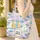 Colorful Sailboats Ocean Waves Sun Rock Formation - Nautical Travel Lifestyle Quilted Tote Bag - 4