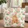 Ginger Cat Sprawling Pink Roses Wreath Everyday Tote Personalized Gift Quilted Tote Bag - 1
