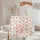 Coral Lilac Flower Bouquet Heart Cartouche - Daily Carry Lifestyle Gift Quilted Tote Bag - 5