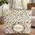 Scattered Floral Butterfly Name Wreath - Personalized Everyday Accessory for Her Quilted Tote Bag - 1