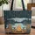 Personalized Campfire Adirondack Chairs Lake - Rustic Cabin Bag Gift Quilted Tote Bag - 1
