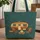 Vintage Travel Trailer Campfire Personalized Rustic Sign - Outdoor Living Gift Quilted Tote Bag - 1