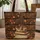 Sleeping Tabby Kitten Bookshelf Personalized Name - Bookworm Daily Carry Quilted Tote Bag - 1