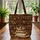 Sleeping Tabby Kitten Bookshelf Personalized Name - Bookworm Daily Carry Quilted Tote Bag - 3