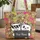 Bear Winking Cat Graffiti Chalkboard - Everyday Use Gift Quilted Tote Bag - 1
