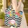 Hibiscus Orchid Chevron Tropical Floral - Travel Essentials Tropical Lifestyle Quilted Tote Bag - 4
