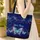 Ornate Glowing Butterflies Swirling Ethereal Light Trails Silhouettes - Everyday Carry Quilted Tote Bag - 4