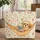 Shih Tzu Puppy Reading Books Wildflower Vines Personalized - Dog Lover Gift Quilted Tote Bag - 1