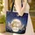 Owls Starry Night Full Moon - Personalized Gift for Owl Lovers Quilted Tote Bag - 4
