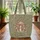 Mushrooms Small Flowers Winding Vines Floral Wreath - Everyday Botanical Tote Quilted Tote Bag - 3
