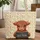 Shaggy Fur Baby Highland Cow Oak Leaves Acorns Berries - Farmhouse Bag Gift Quilted Tote Bag - 1